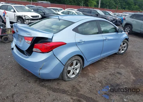 2012 Hyundai Elantra Gls (Ulsan Plant) z USA, uszkodzony, nr VIN KMHDH4AE4CU361364
